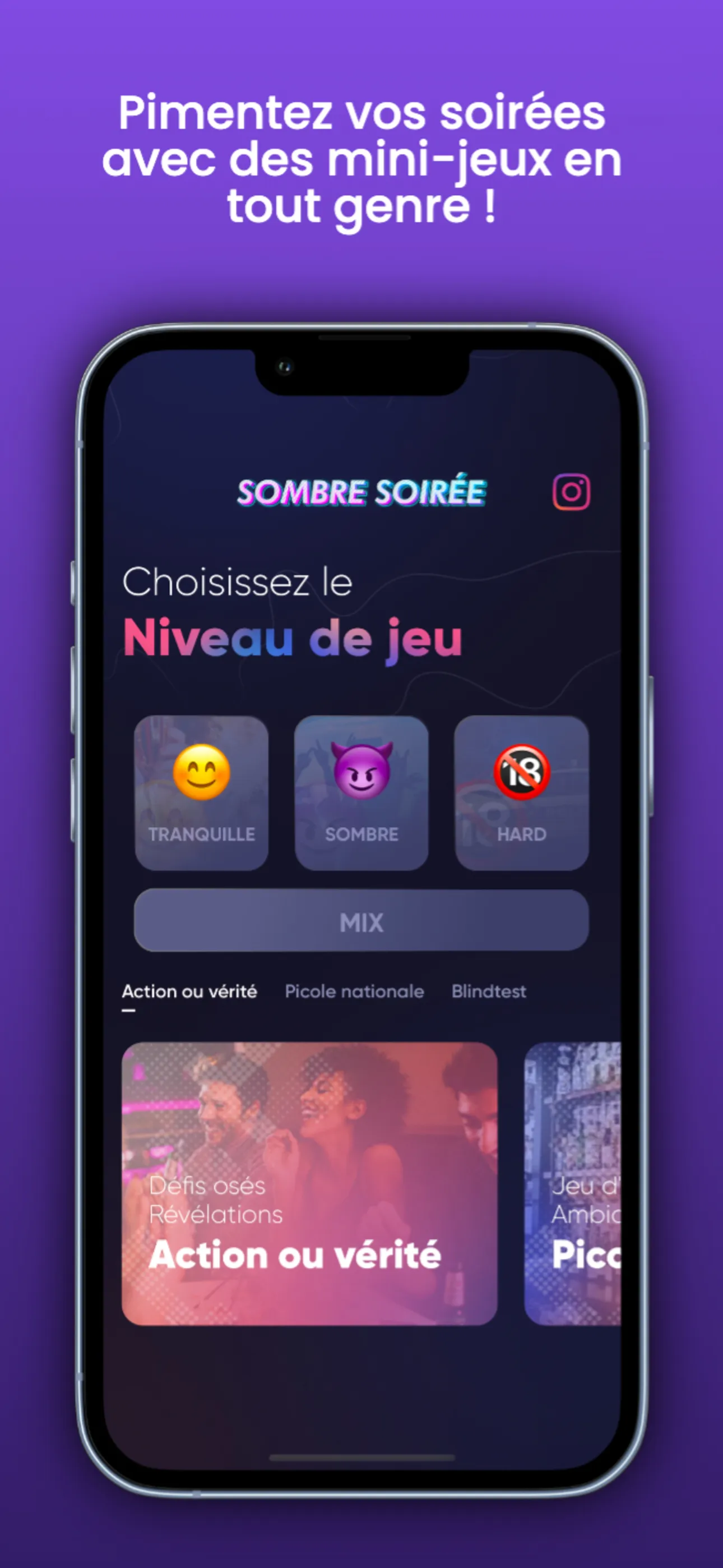 Sombre soirée - Jeux de soirée | Indus Appstore | Screenshot