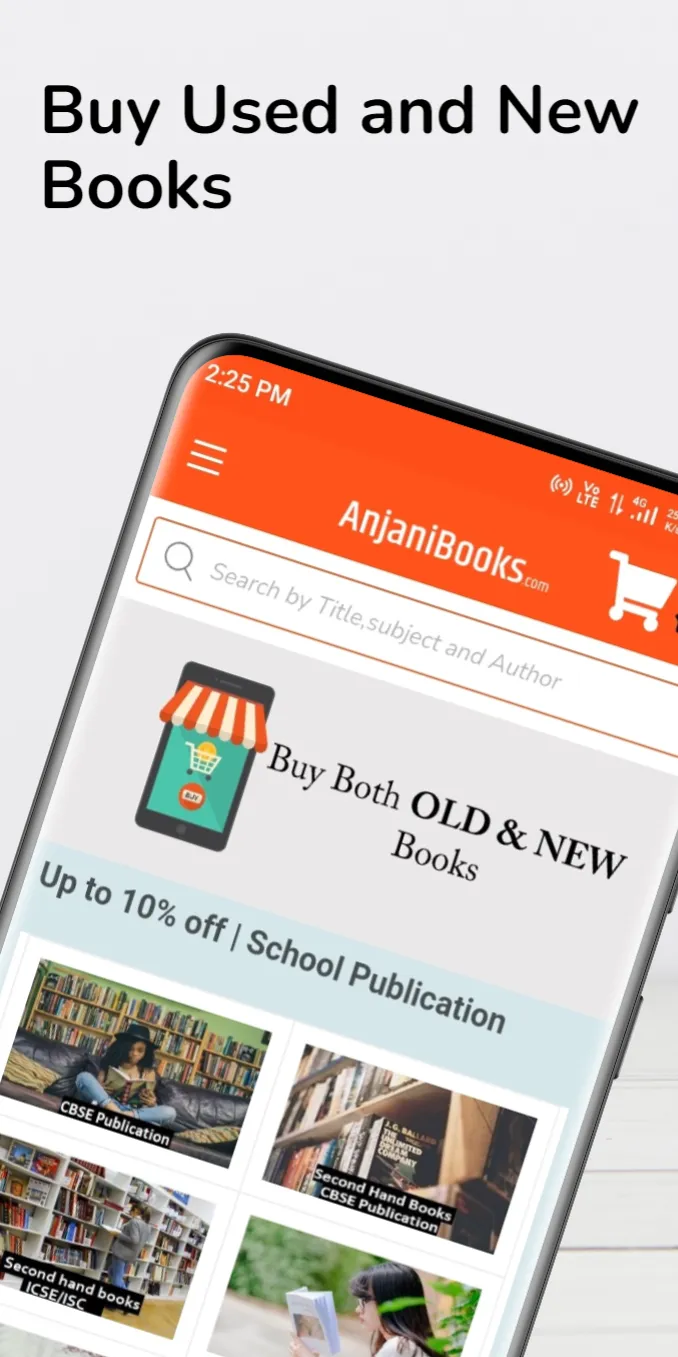 AnjaniBooks: New & Used Books | Indus Appstore | Screenshot