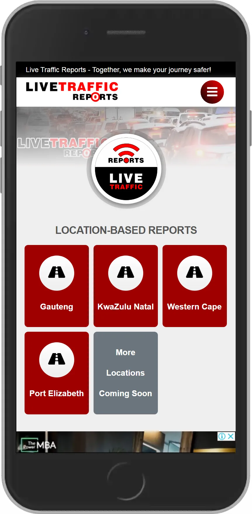 Live Traffic Reports Camera Up | Indus Appstore | Screenshot