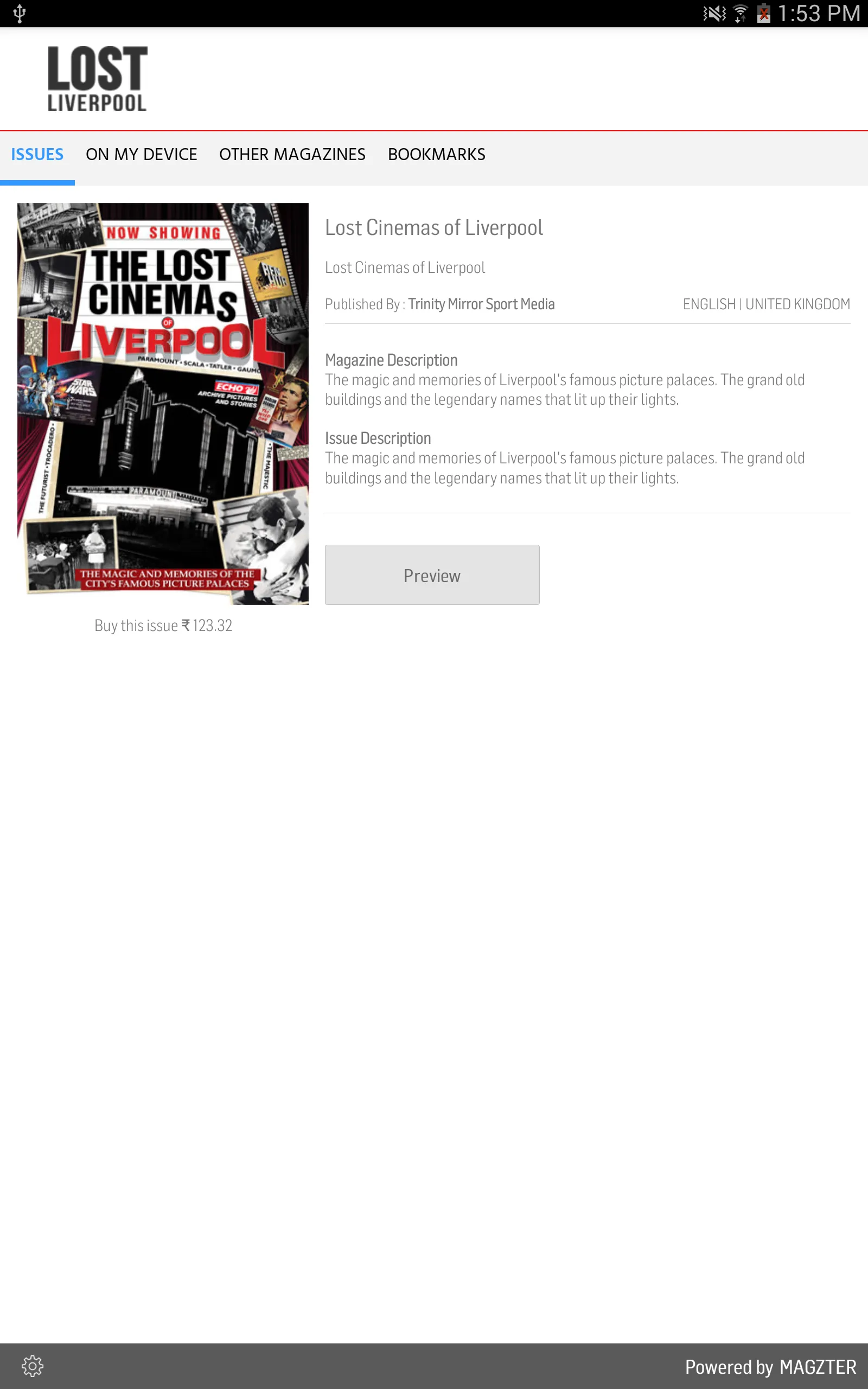 Lost Cinemas of Liverpool | Indus Appstore | Screenshot