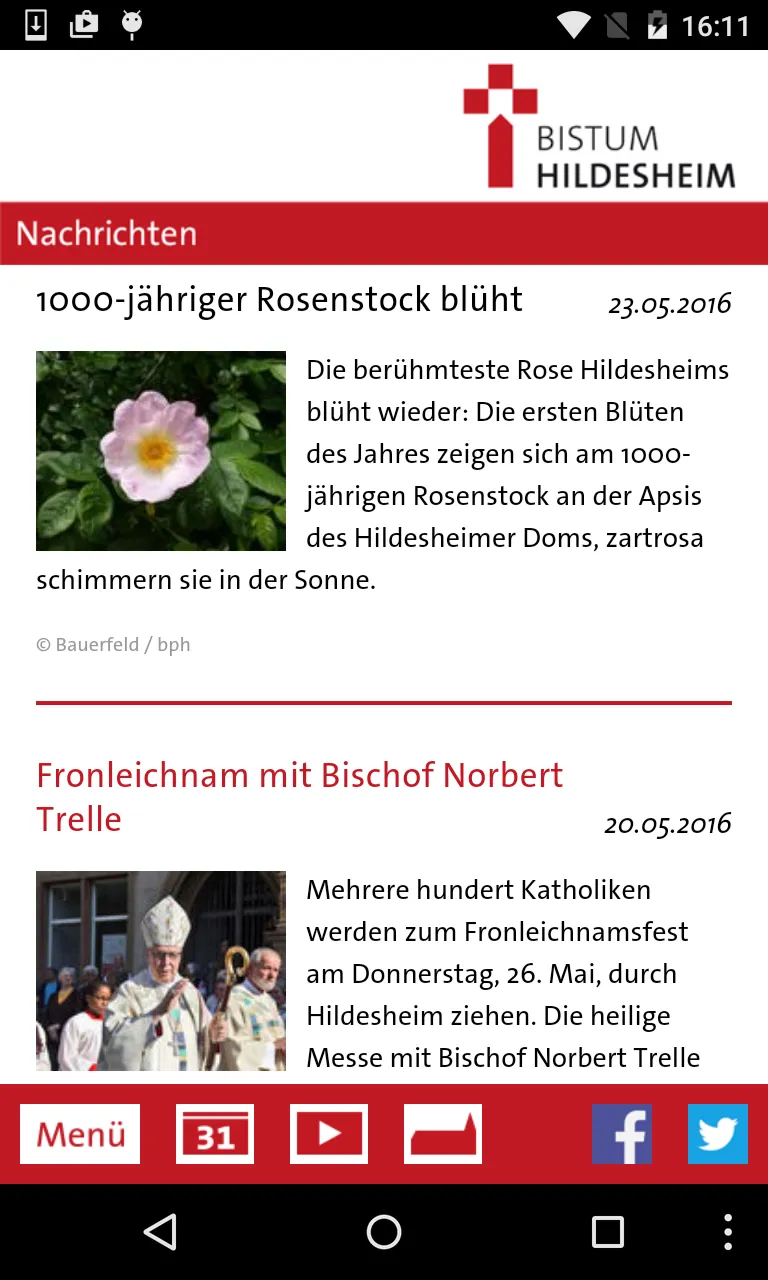 Bistum Hildesheim | Indus Appstore | Screenshot