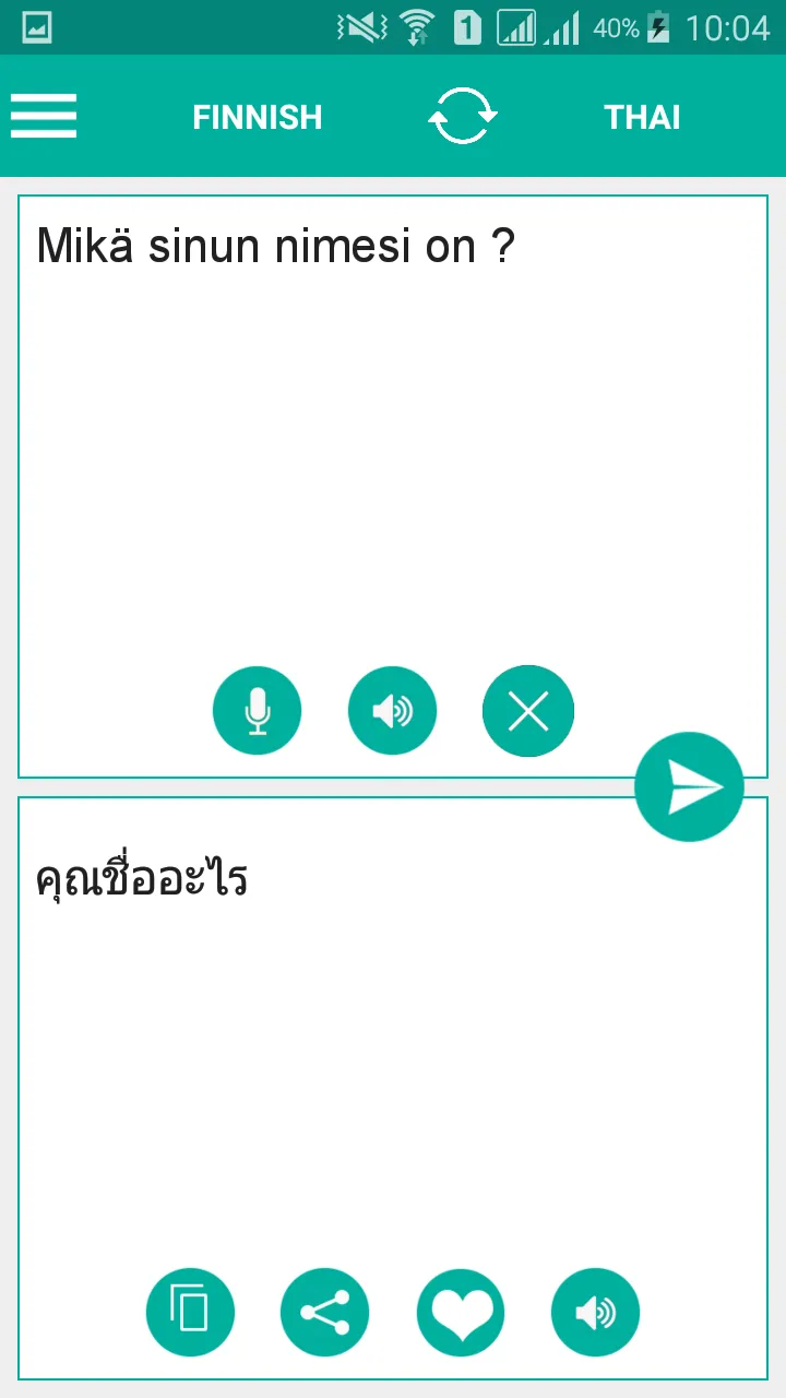 Finnish Thai Translator | Indus Appstore | Screenshot