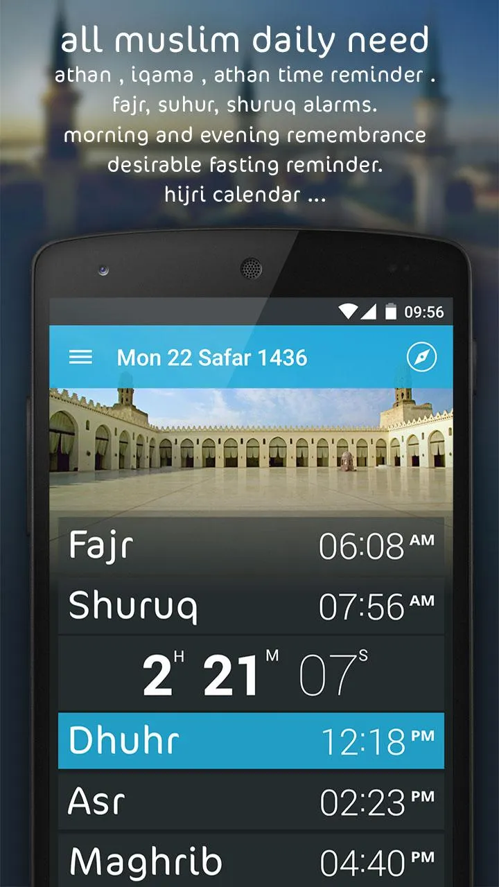 Athanotify - prayer times | Indus Appstore | Screenshot