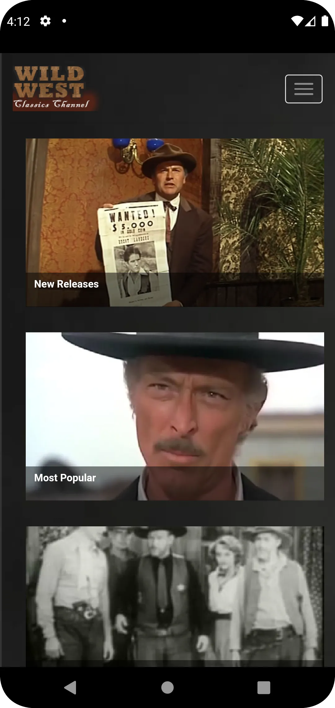 Wild West Classic Movies | Indus Appstore | Screenshot