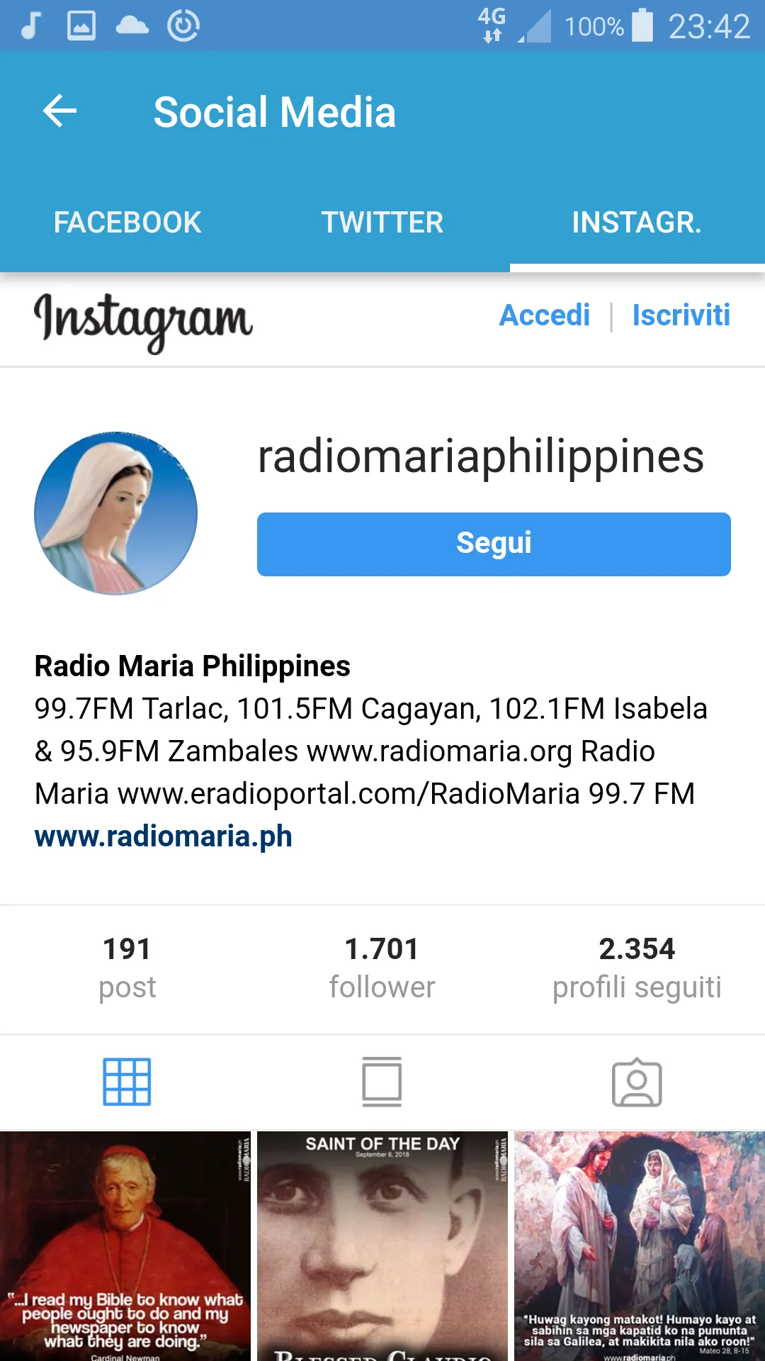 Radio Maria Philippines | Indus Appstore | Screenshot