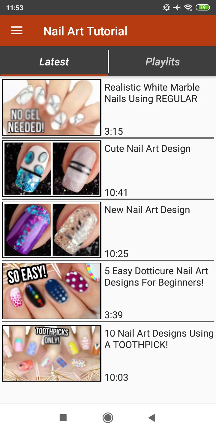 Nail Art Video Tutorials 2020 | Indus Appstore | Screenshot