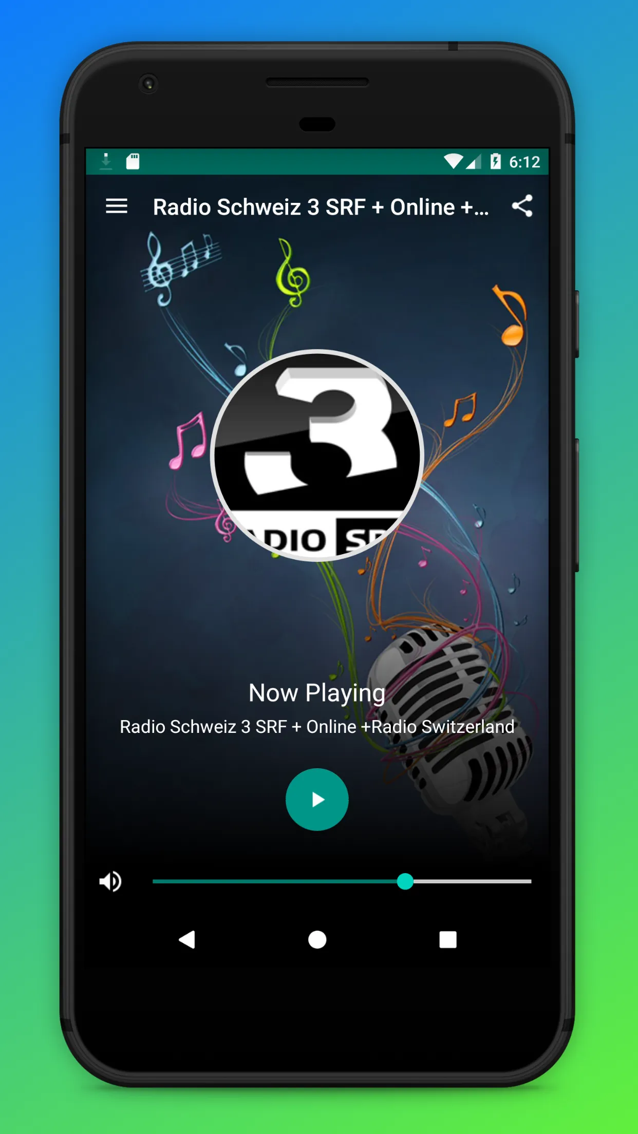 Radio SRF 3 Schweiz App Online | Indus Appstore | Screenshot