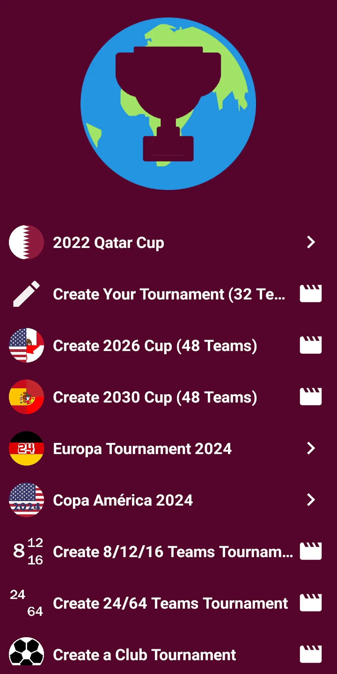 World Tournaments Simulator 24 | Indus Appstore | Screenshot