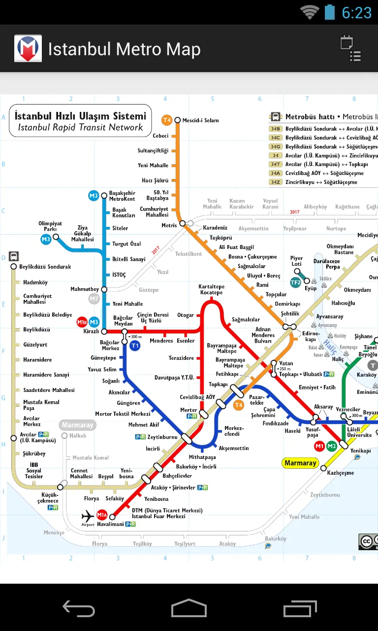 Istanbul Metro Map | Indus Appstore | Screenshot