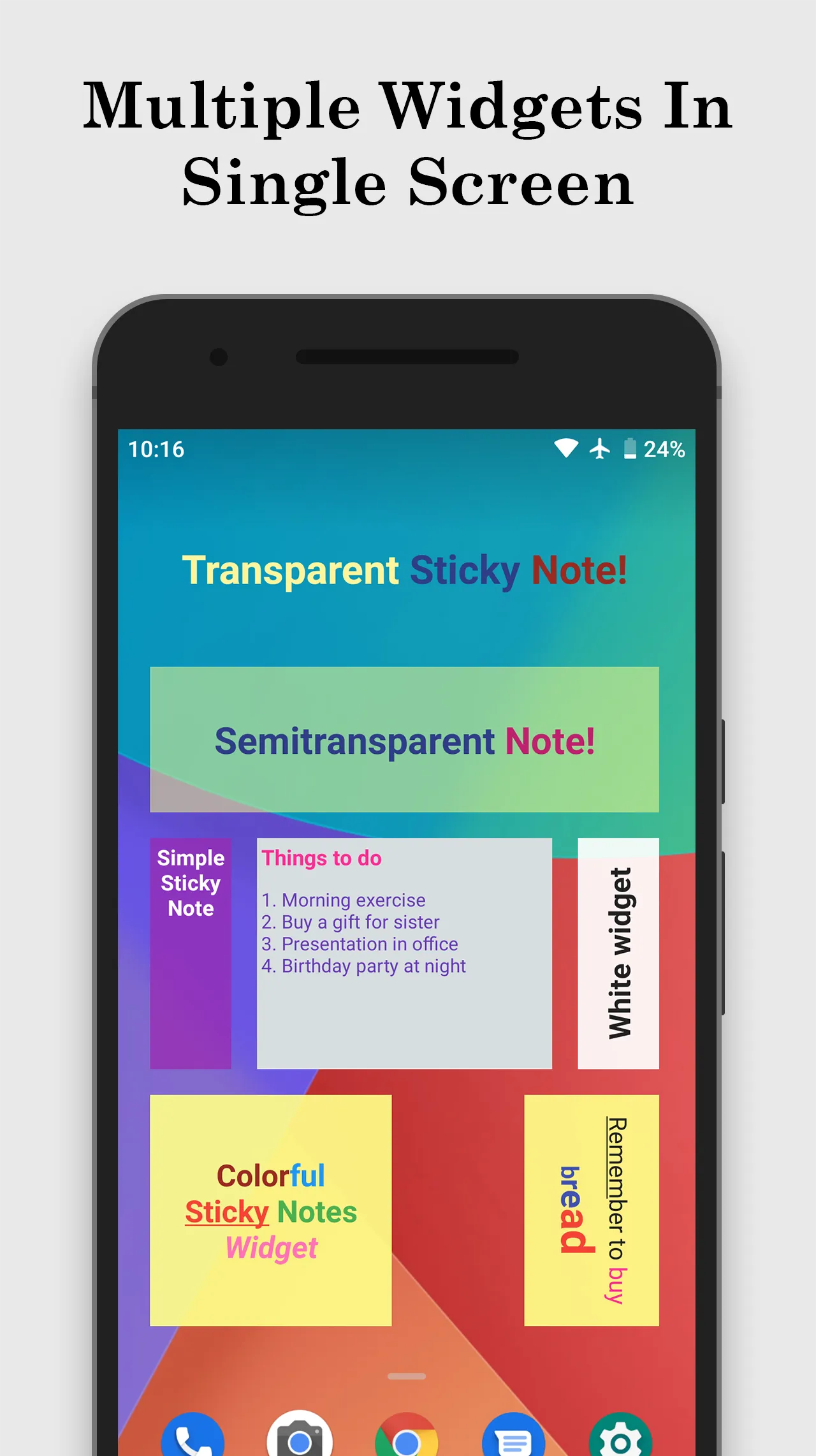 Colorful Sticky Notes + Widget | Indus Appstore | Screenshot