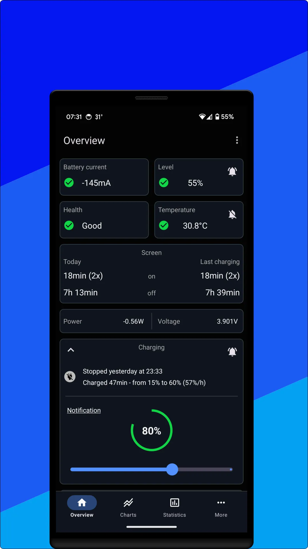 Bamowi - Battery Temperature | Indus Appstore | Screenshot