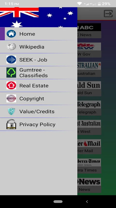 Australian Newspapers | Indus Appstore | Screenshot