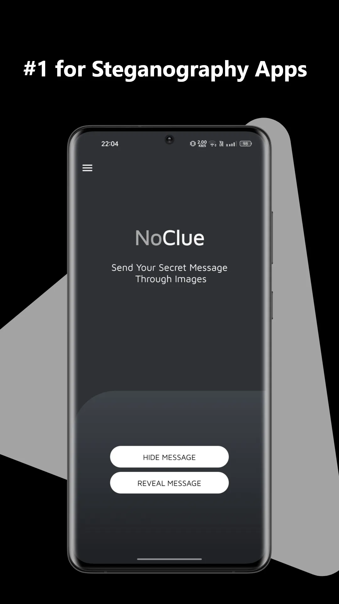 NoClue - Steganography App | Indus Appstore | Screenshot