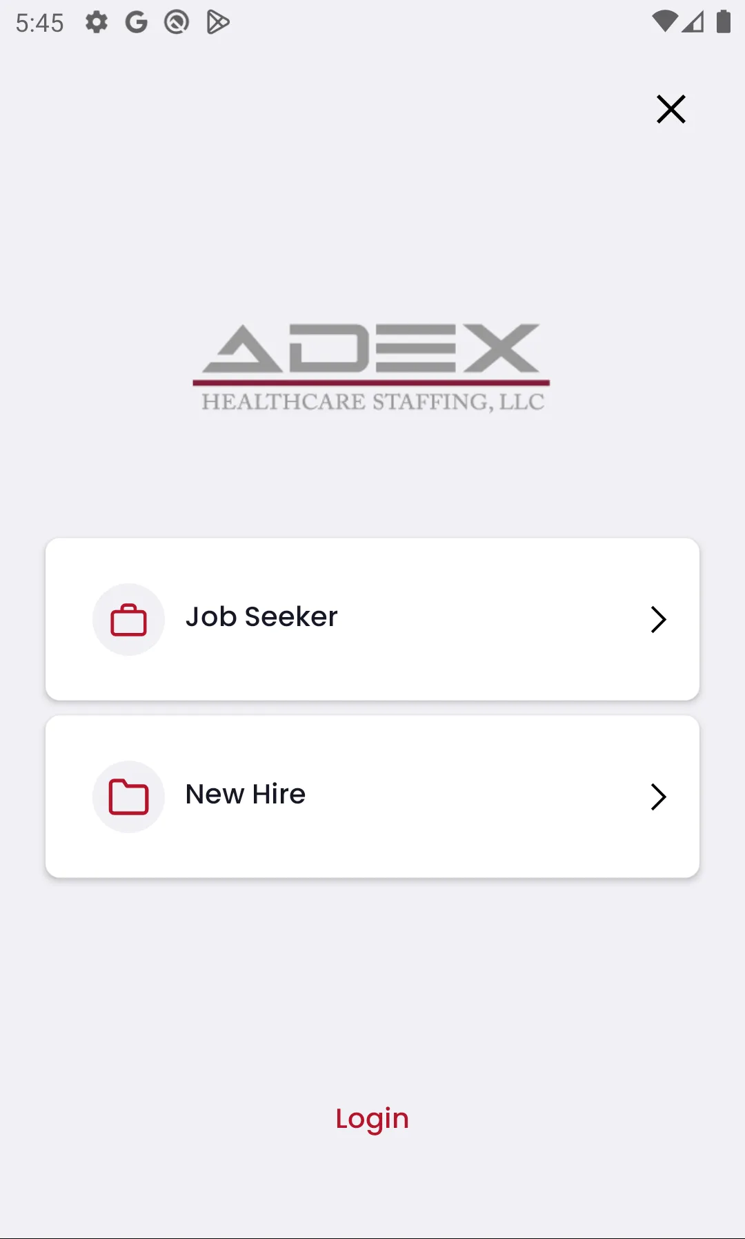 ADEX Medical Staffing | Indus Appstore | Screenshot