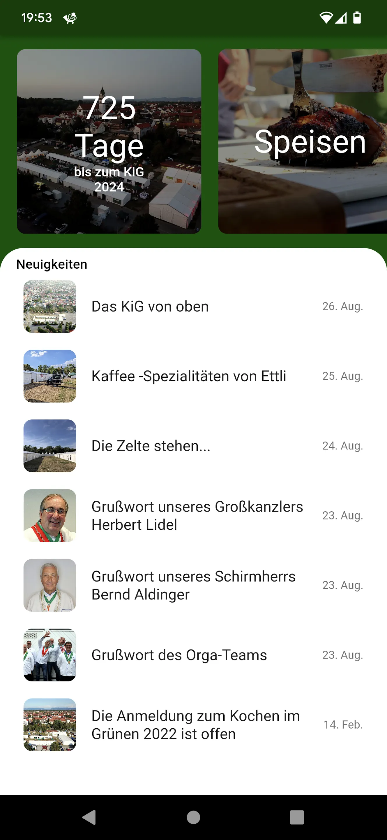 Kochen im Grünen | Indus Appstore | Screenshot