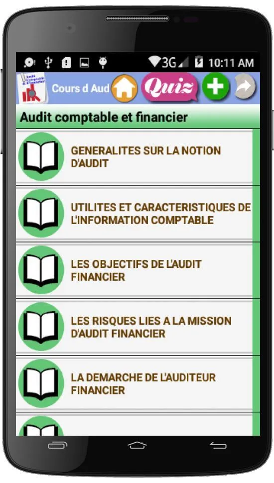 Cours d Audit comptable et fin | Indus Appstore | Screenshot