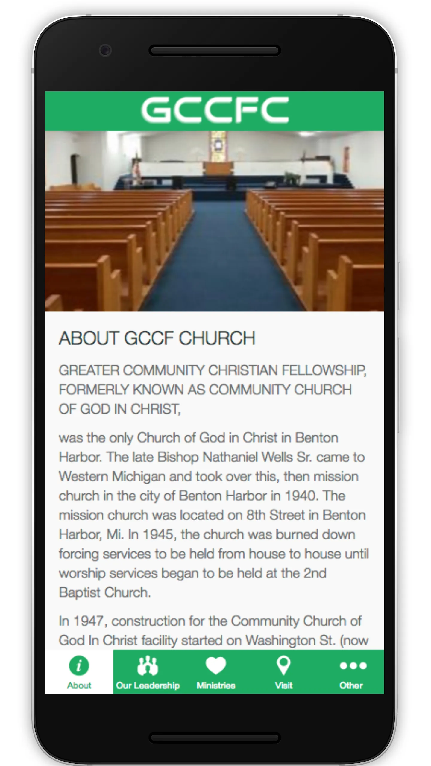 GCCF Church | Indus Appstore | Screenshot