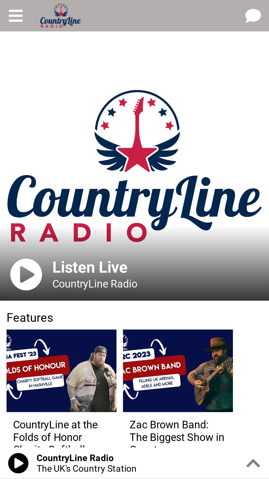 CountryLine Radio | Indus Appstore | Screenshot