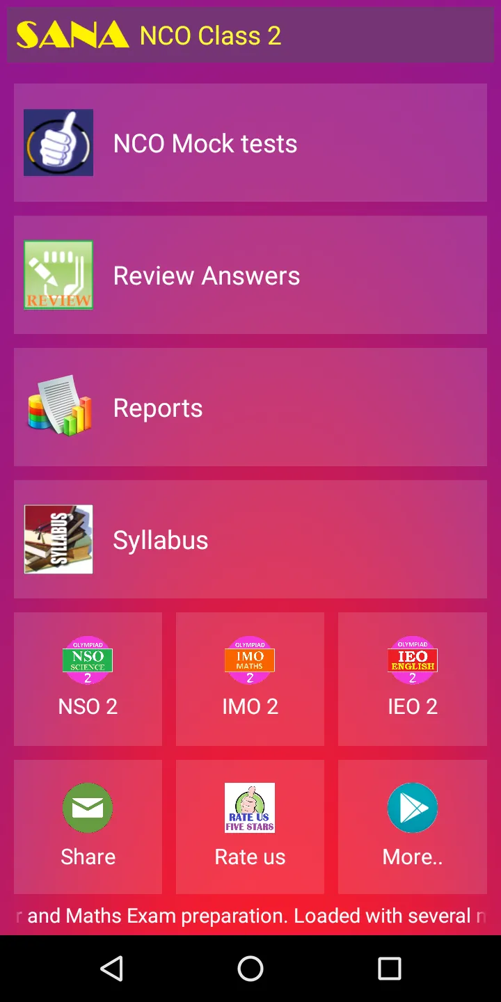 NCO 2 Cyber Olympiad | Indus Appstore | Screenshot