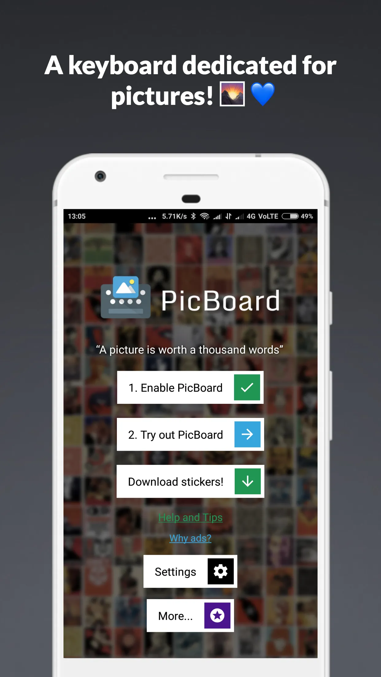 PicBoard | Image Search Keyboa | Indus Appstore | Screenshot