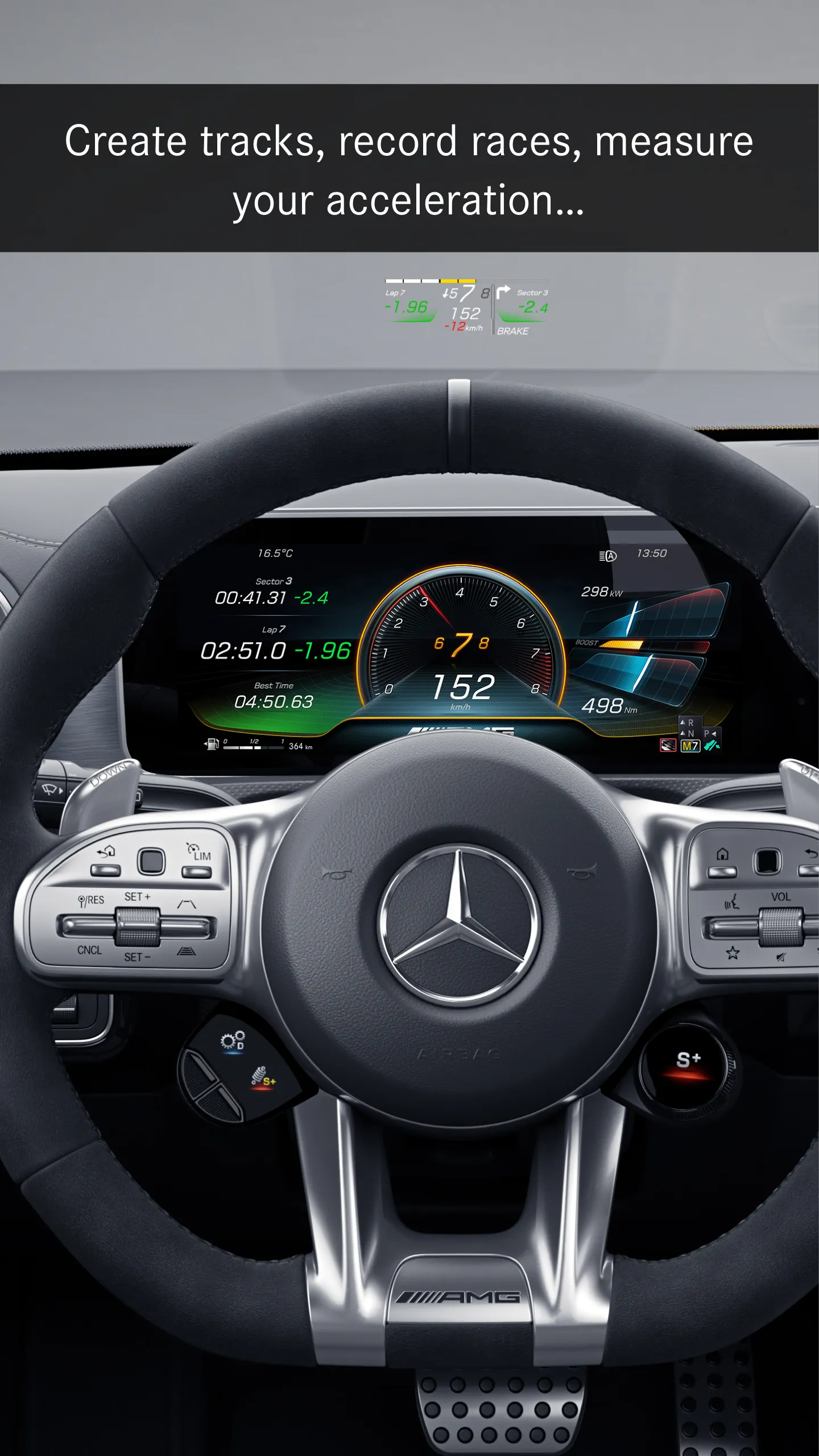 AMG Track Pace | Indus Appstore | Screenshot