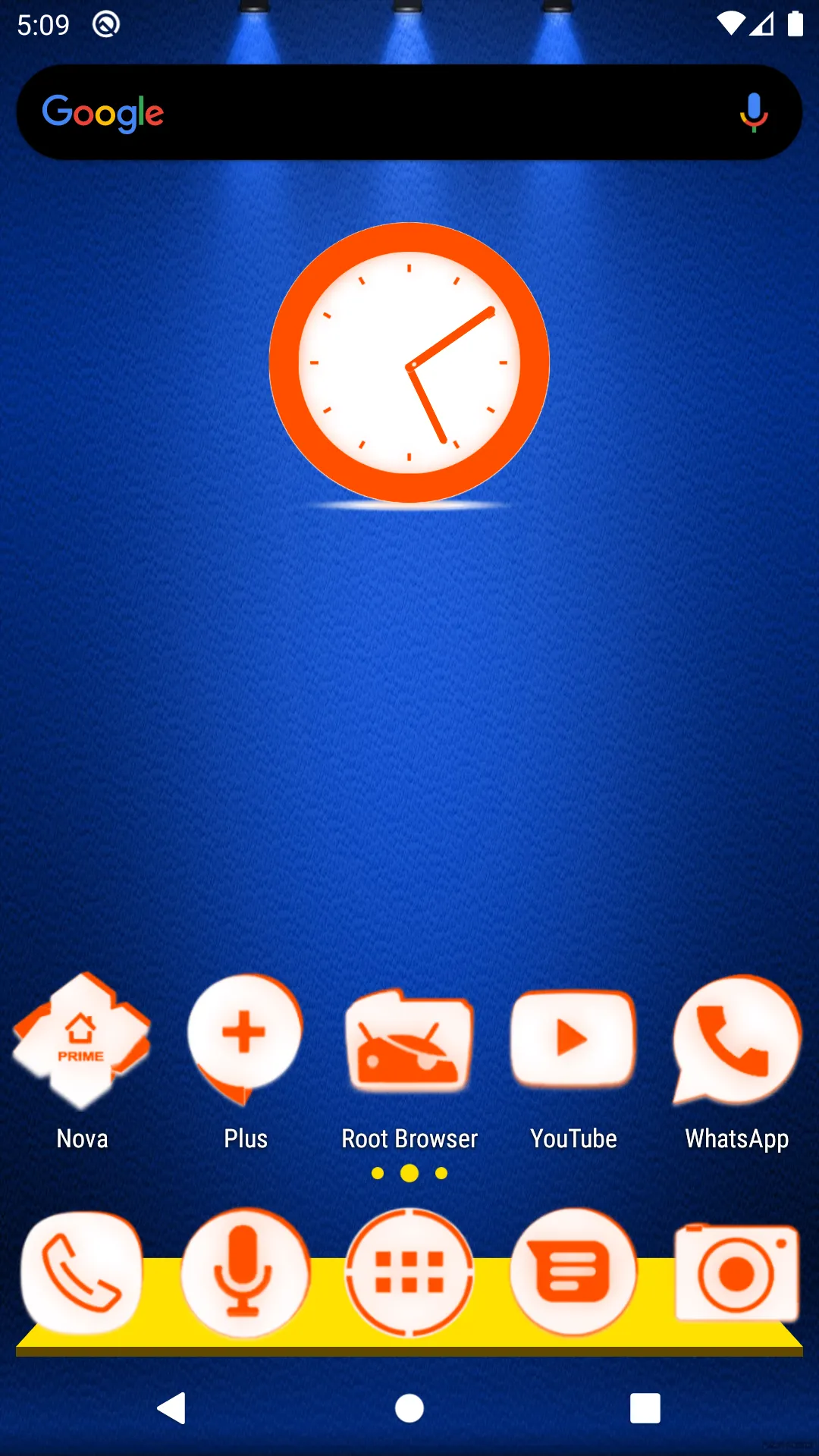 Inverted White Orange IconPack | Indus Appstore | Screenshot