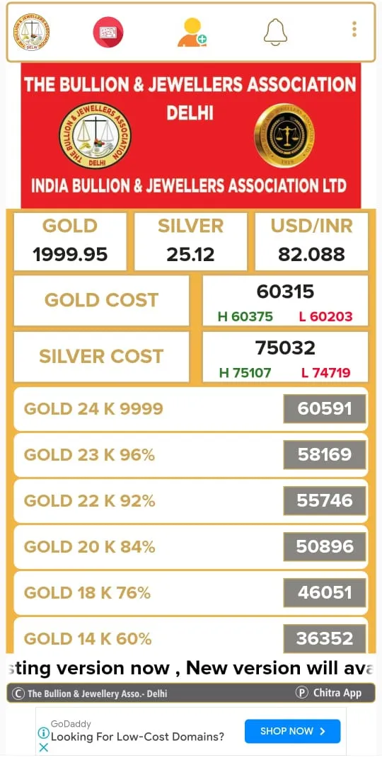 Tbja Bullion & Jew Asso Delhi | Indus Appstore | Screenshot