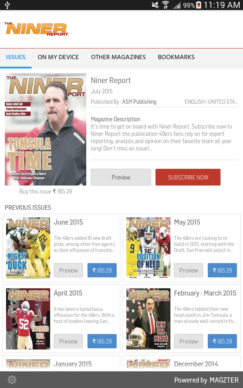 Niner Report | Indus Appstore | Screenshot