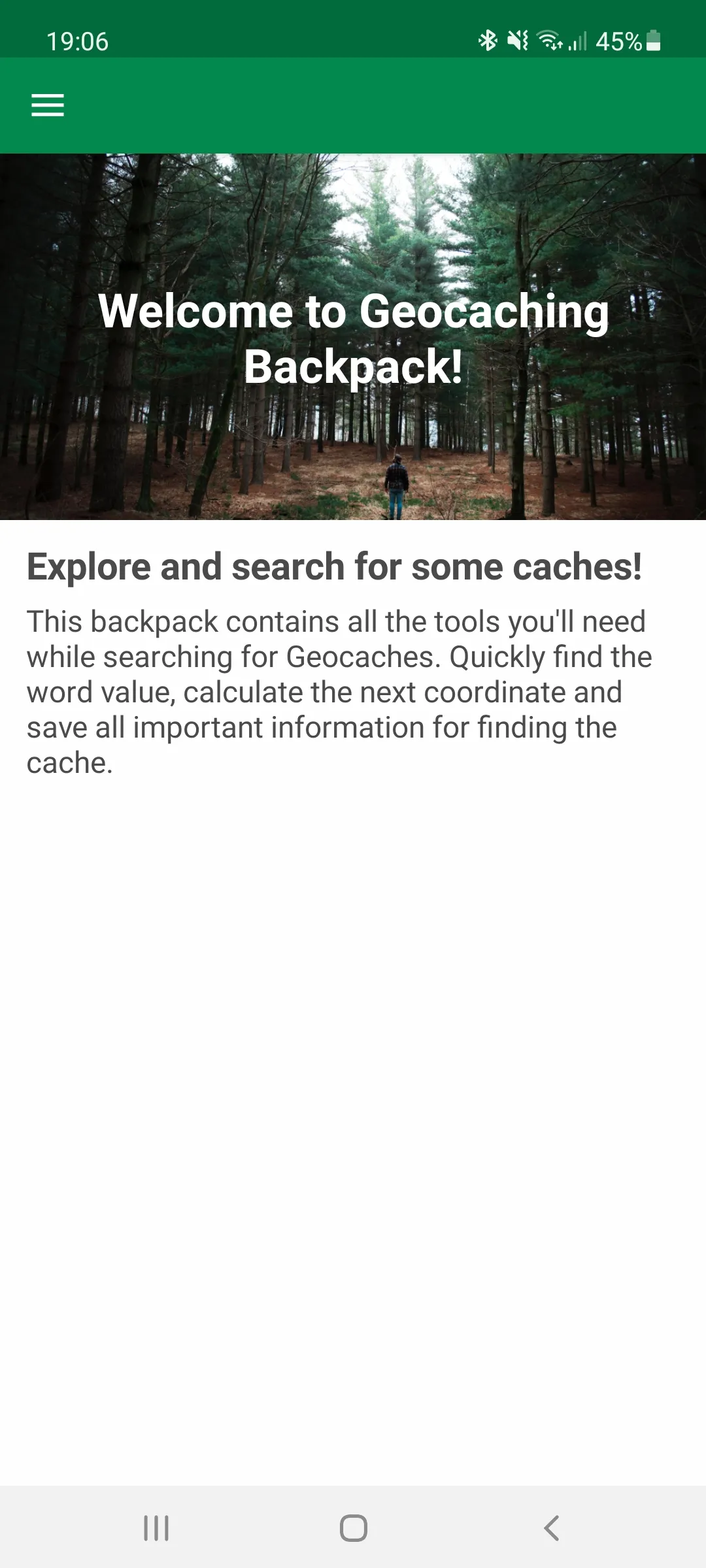 Geocaching Backpack | Indus Appstore | Screenshot