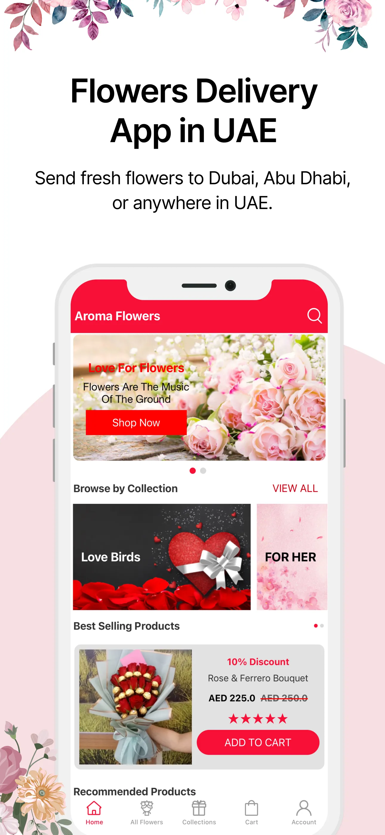 Aroma Flowers UAE | Indus Appstore | Screenshot