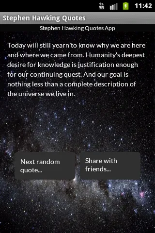 Stephen Hawking Quotes | Indus Appstore | Screenshot