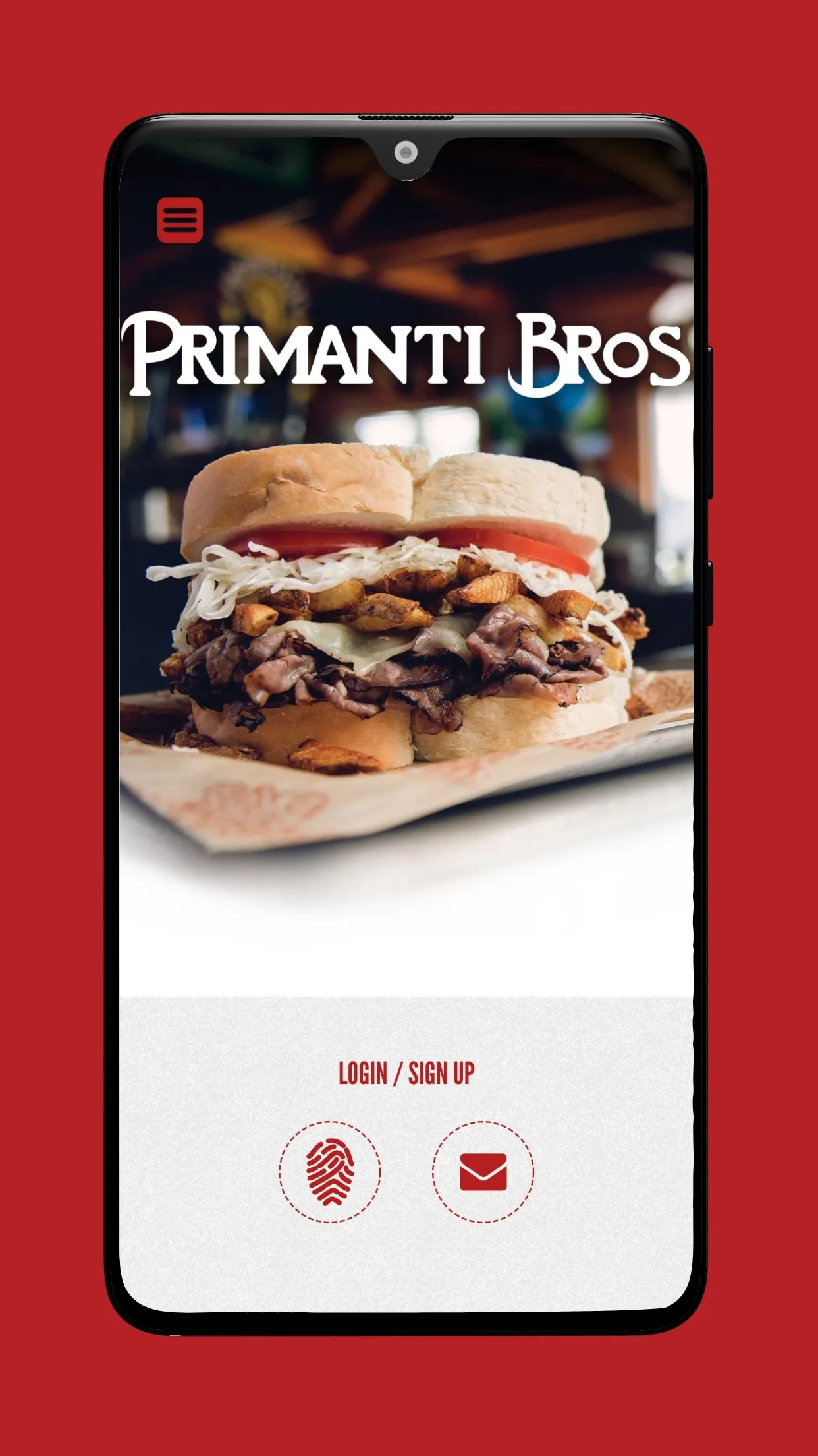 Primanti Bros. FanFare Rewards | Indus Appstore | Screenshot