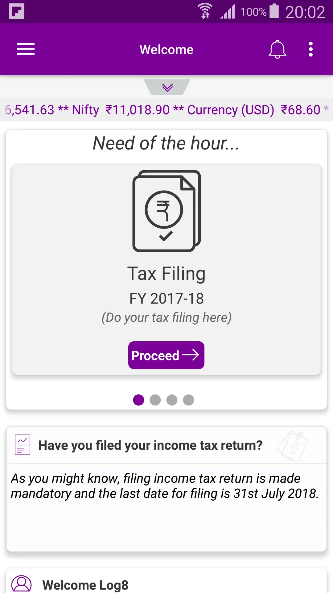 Finobot: tax and wealth app | Indus Appstore | Screenshot