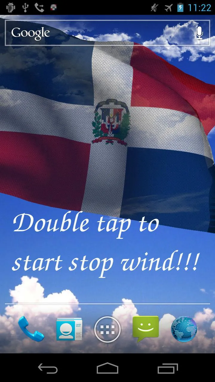 Dominican Republic Flag Live | Indus Appstore | Screenshot