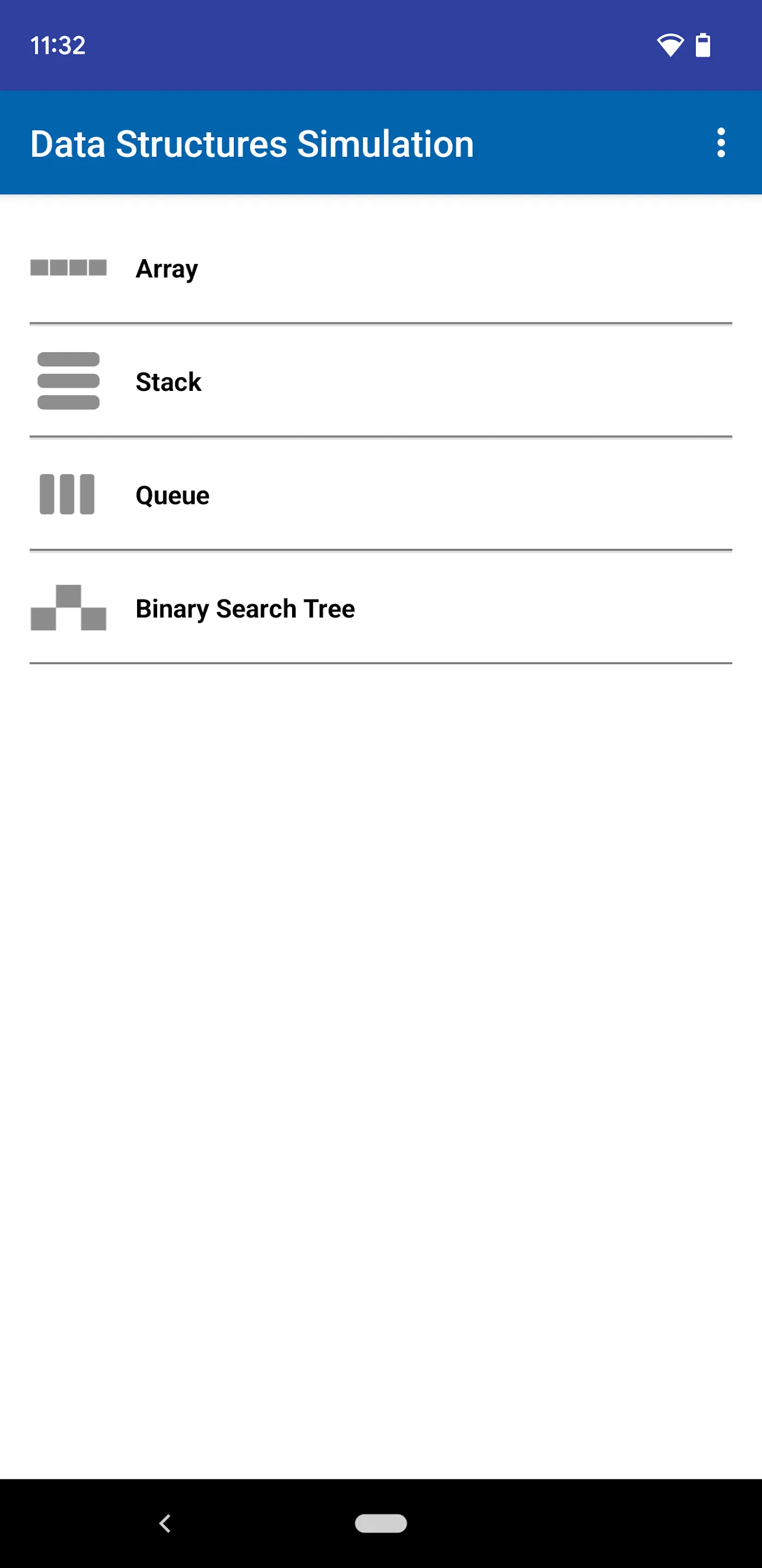 Data Structure Simulation | Indus Appstore | Screenshot