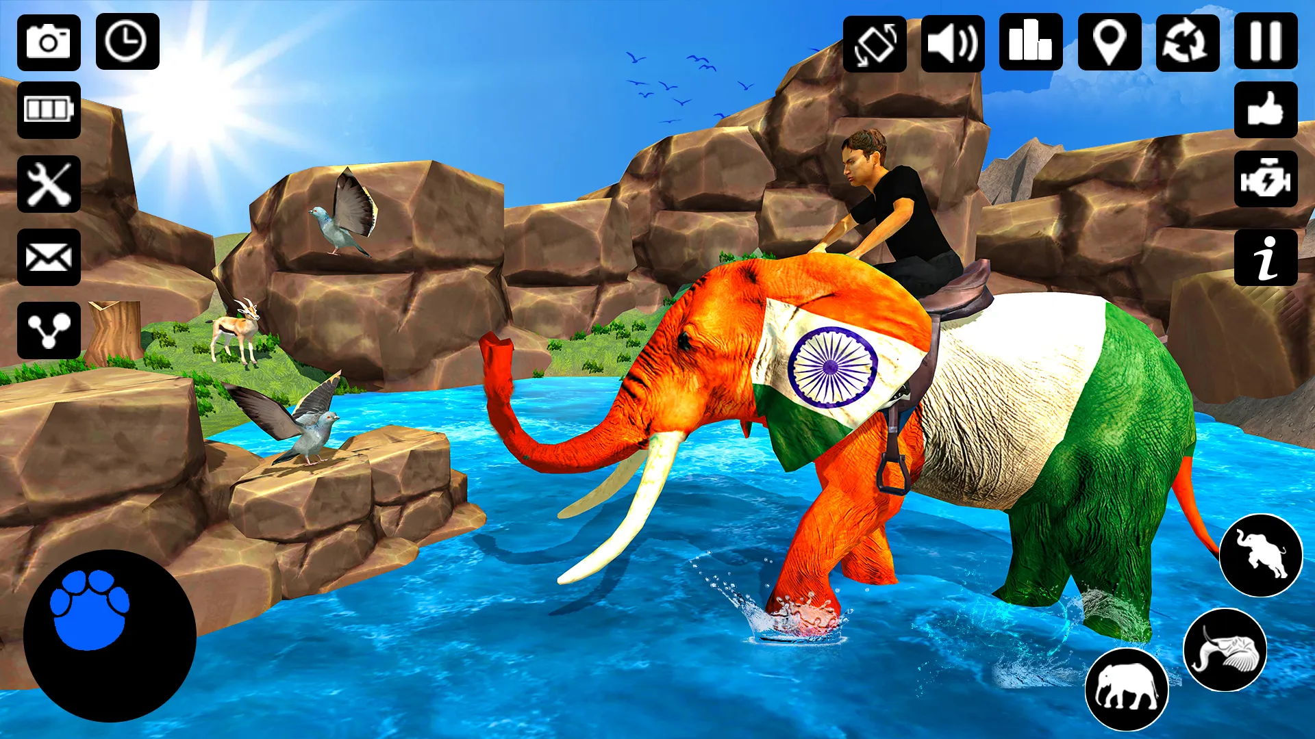 elephant rider games simulator | Indus Appstore | Screenshot