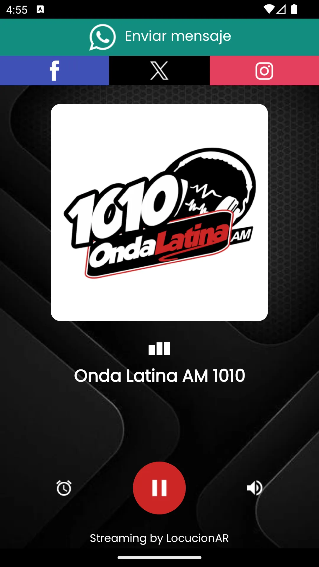 Onda Latina AM 1010 | Indus Appstore | Screenshot