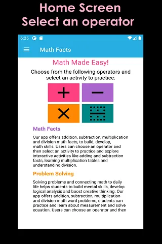 Math Facts | Indus Appstore | Screenshot