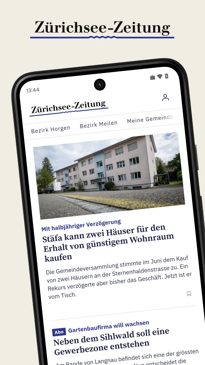 Zürichsee-Zeitung - News | Indus Appstore | Screenshot