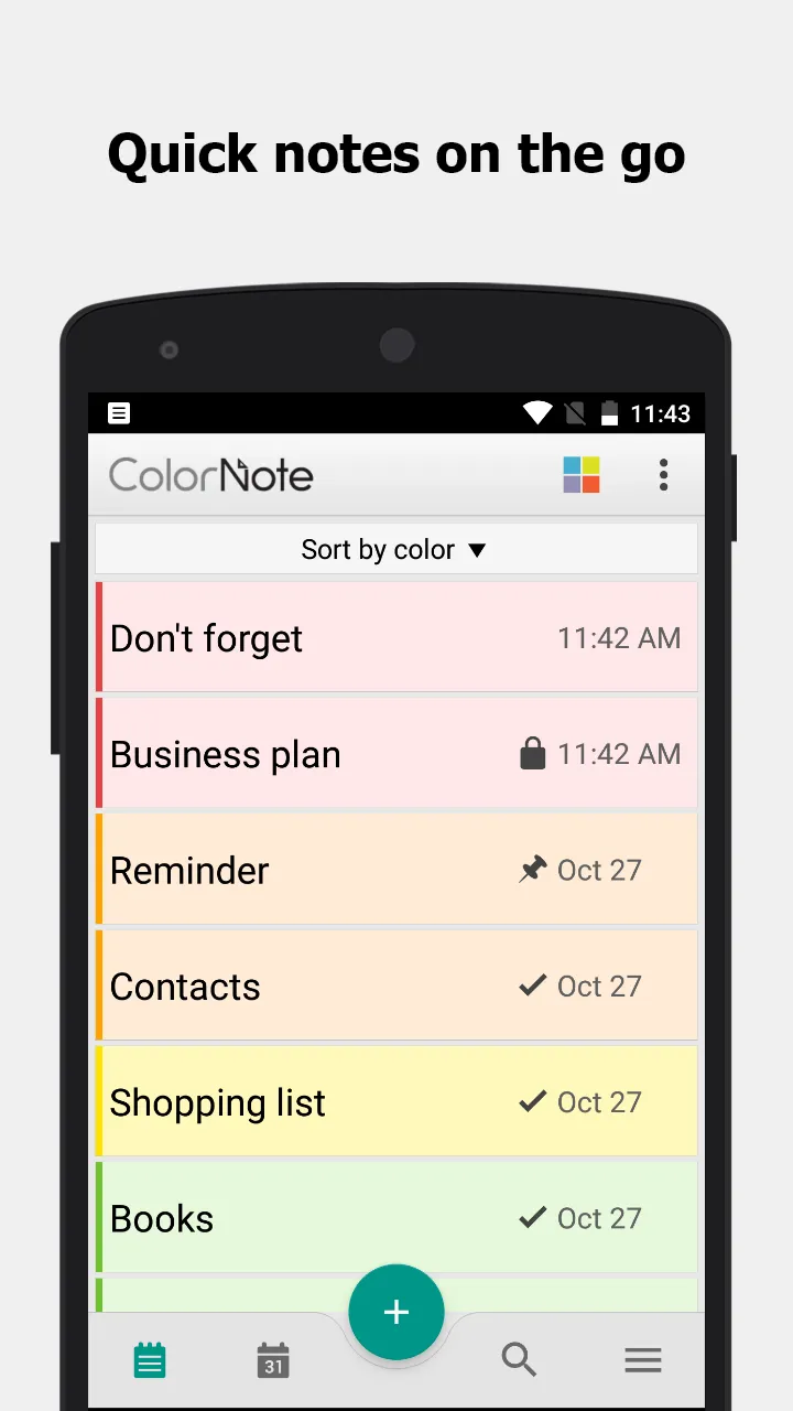 ColorNote Notepad Notes | Indus Appstore | Screenshot