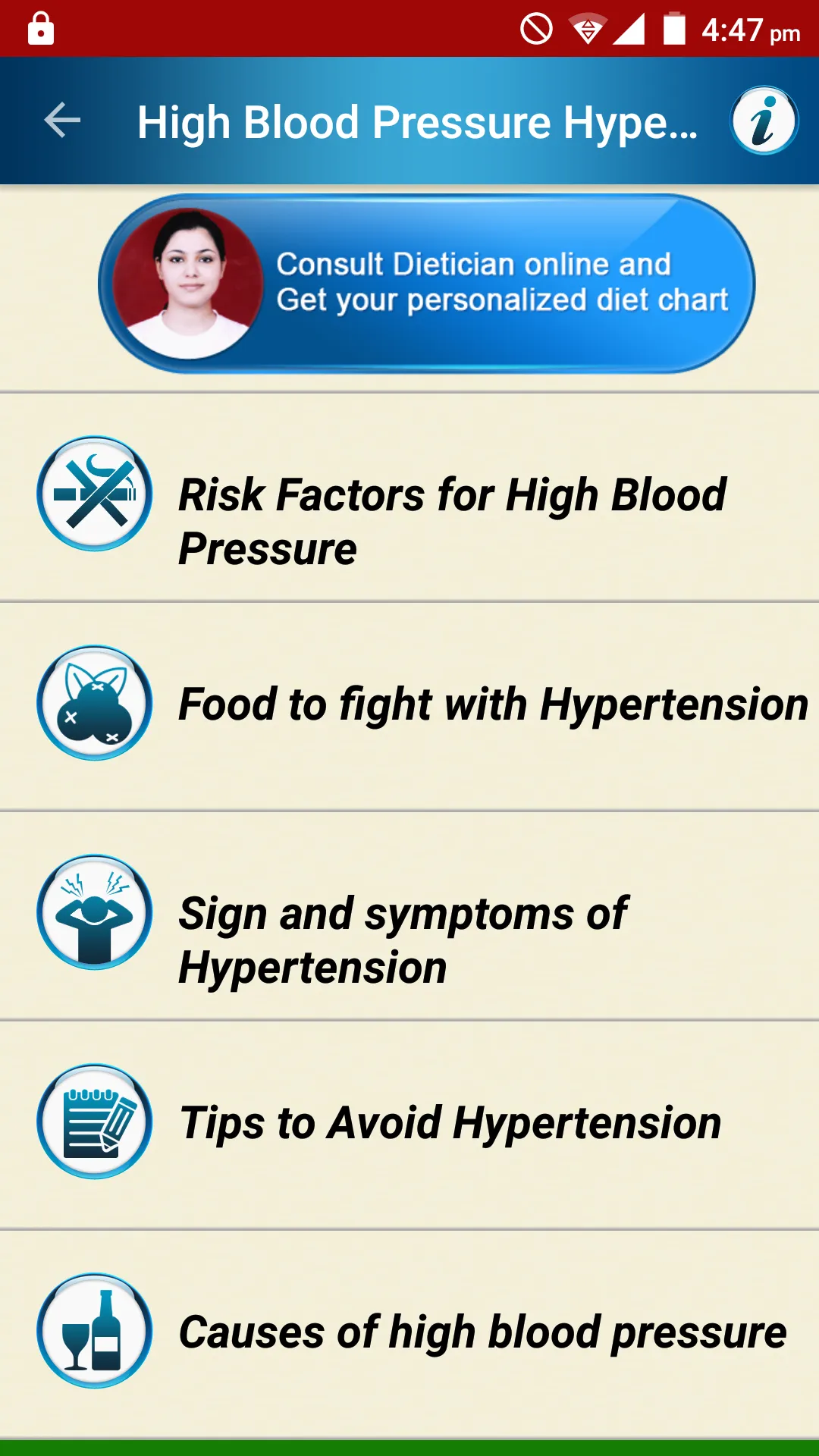 High Blood Pressure Diet Tips | Indus Appstore | Screenshot