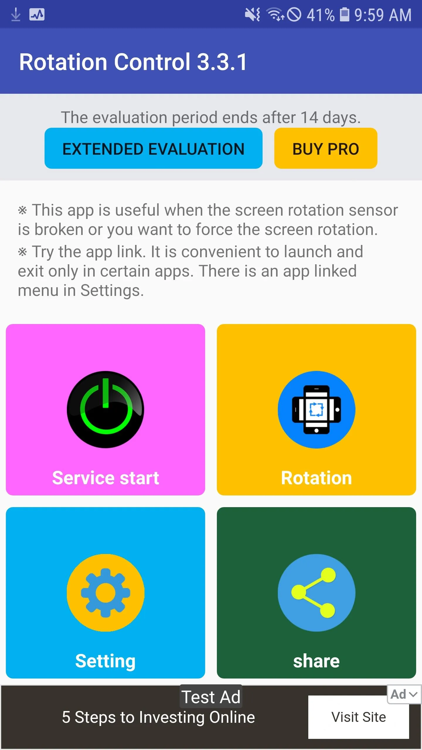 Screen rotation control | Indus Appstore | Screenshot