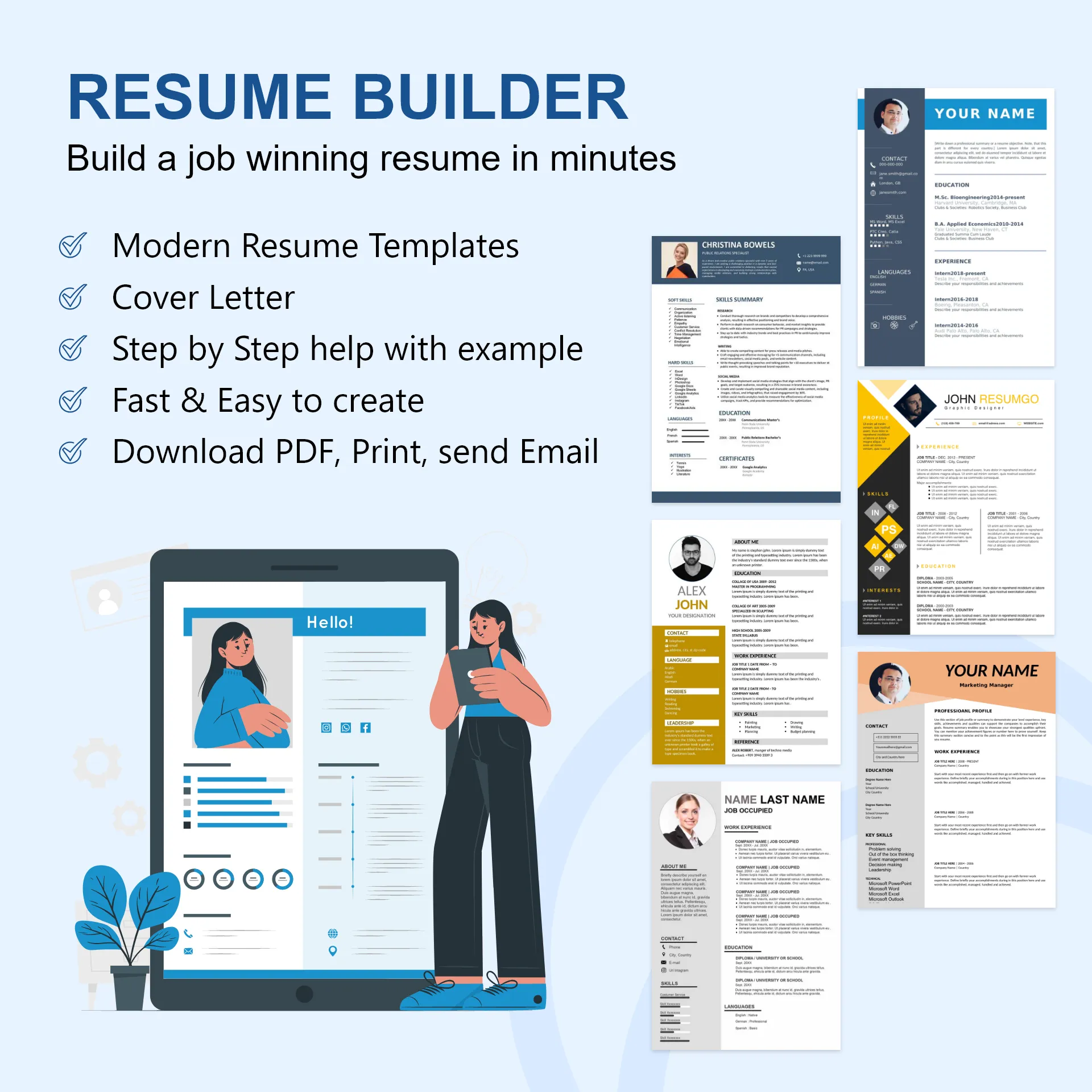 Resume Builder CV Resume Maker | Indus Appstore | Screenshot