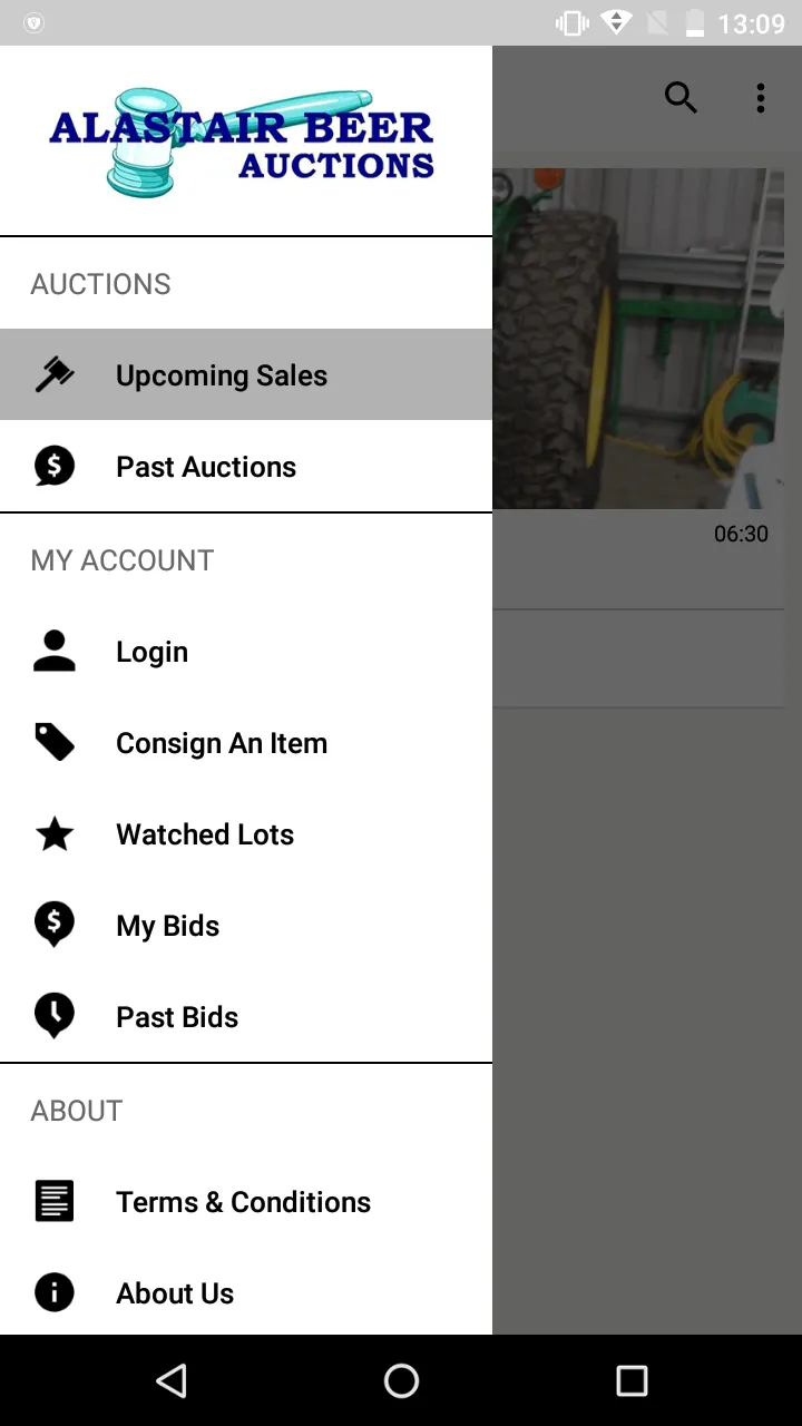 Alastair Beer Auctions | Indus Appstore | Screenshot