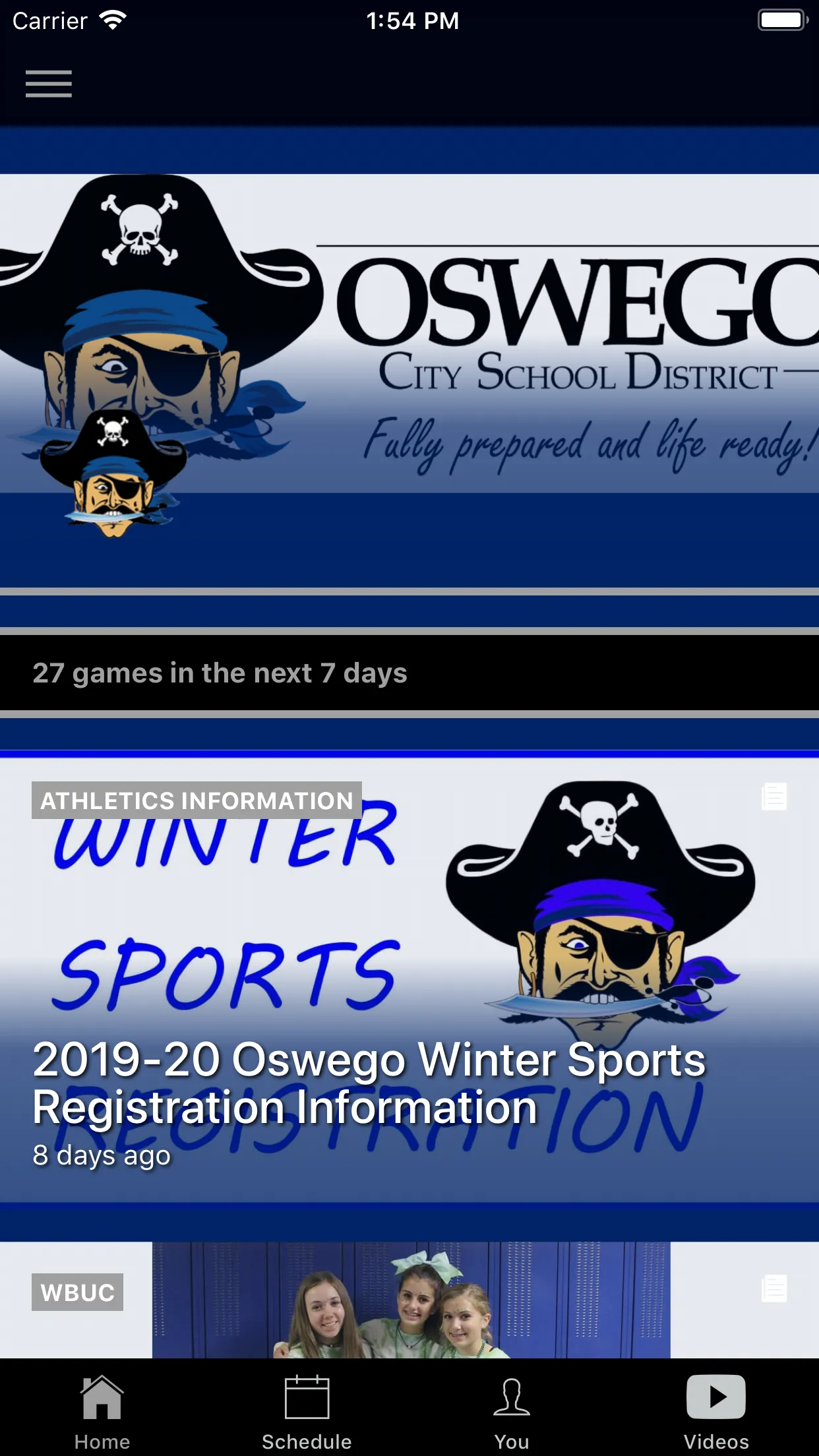 Oswego City Schools Athletics | Indus Appstore | Screenshot