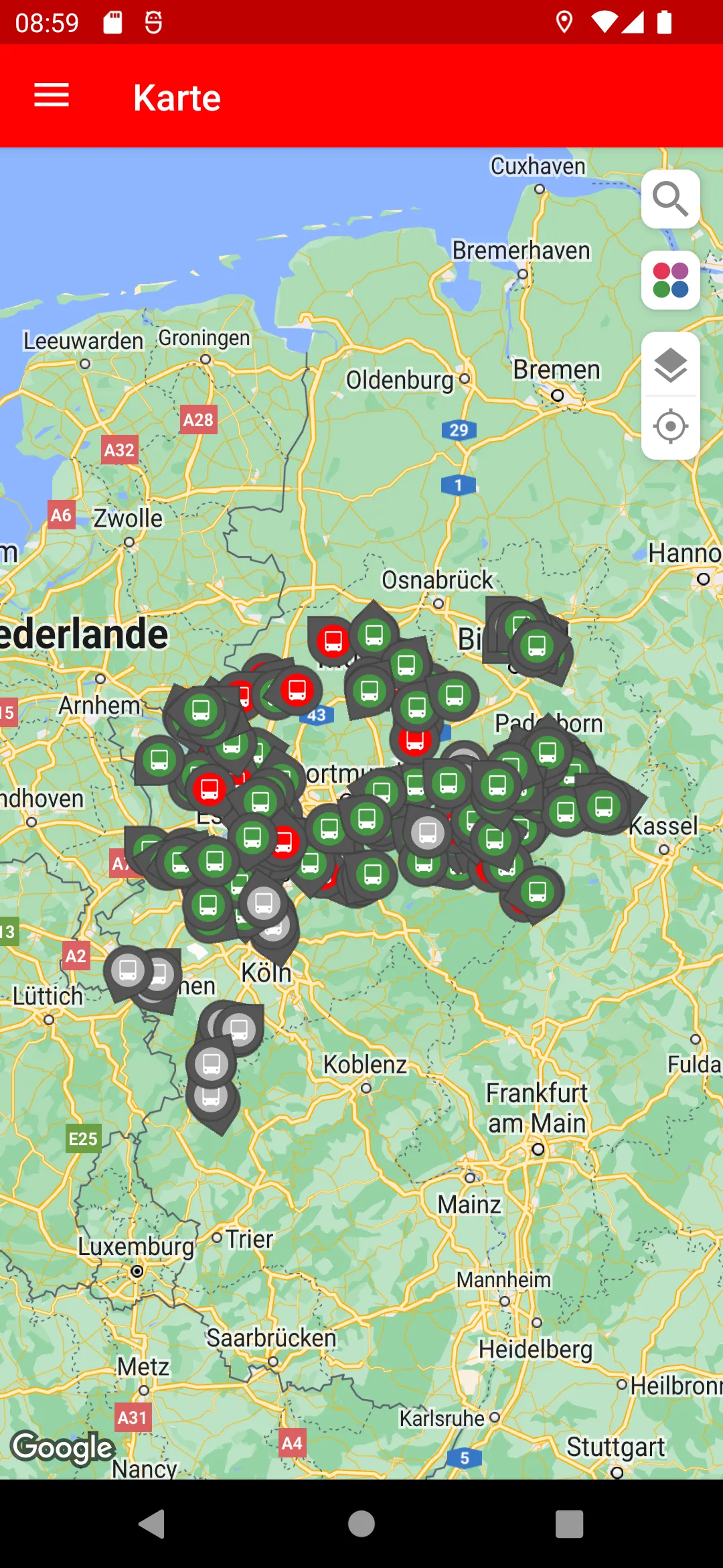 DB Busradar NRW | Indus Appstore | Screenshot