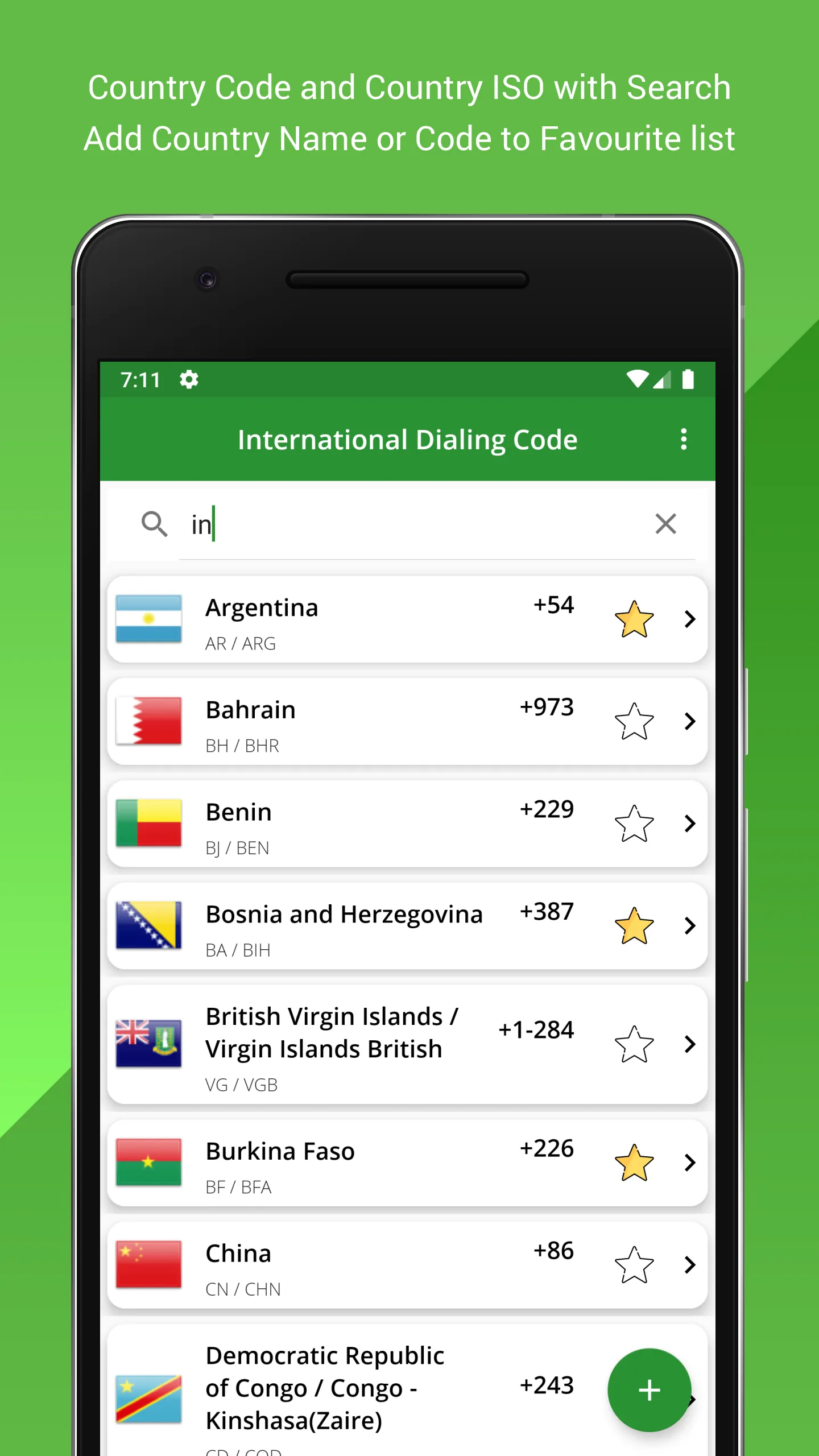 International Dialing Code | Indus Appstore | Screenshot