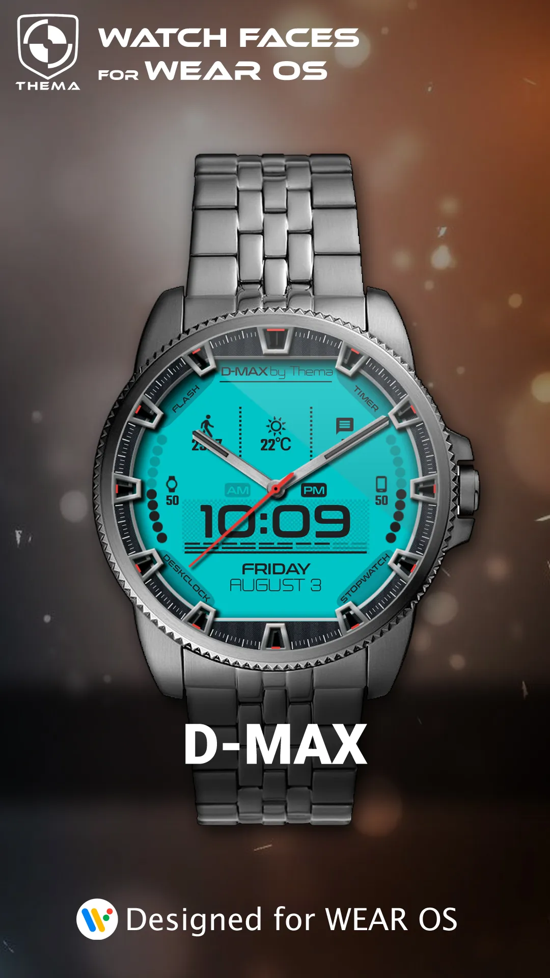 D-Max Watch Face | Indus Appstore | Screenshot