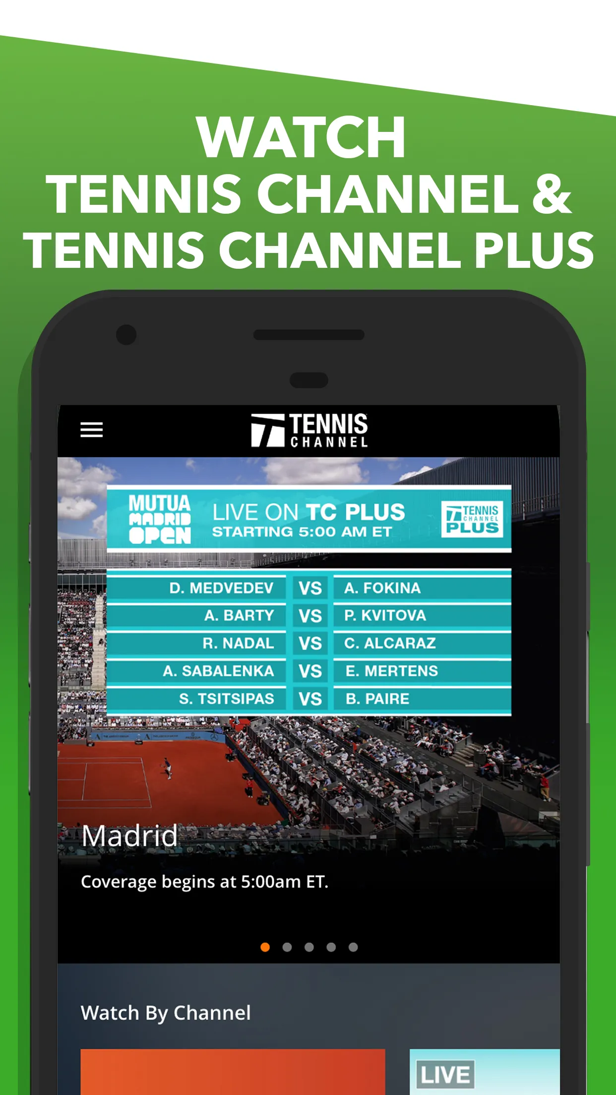 Tennis Channel | Indus Appstore | Screenshot