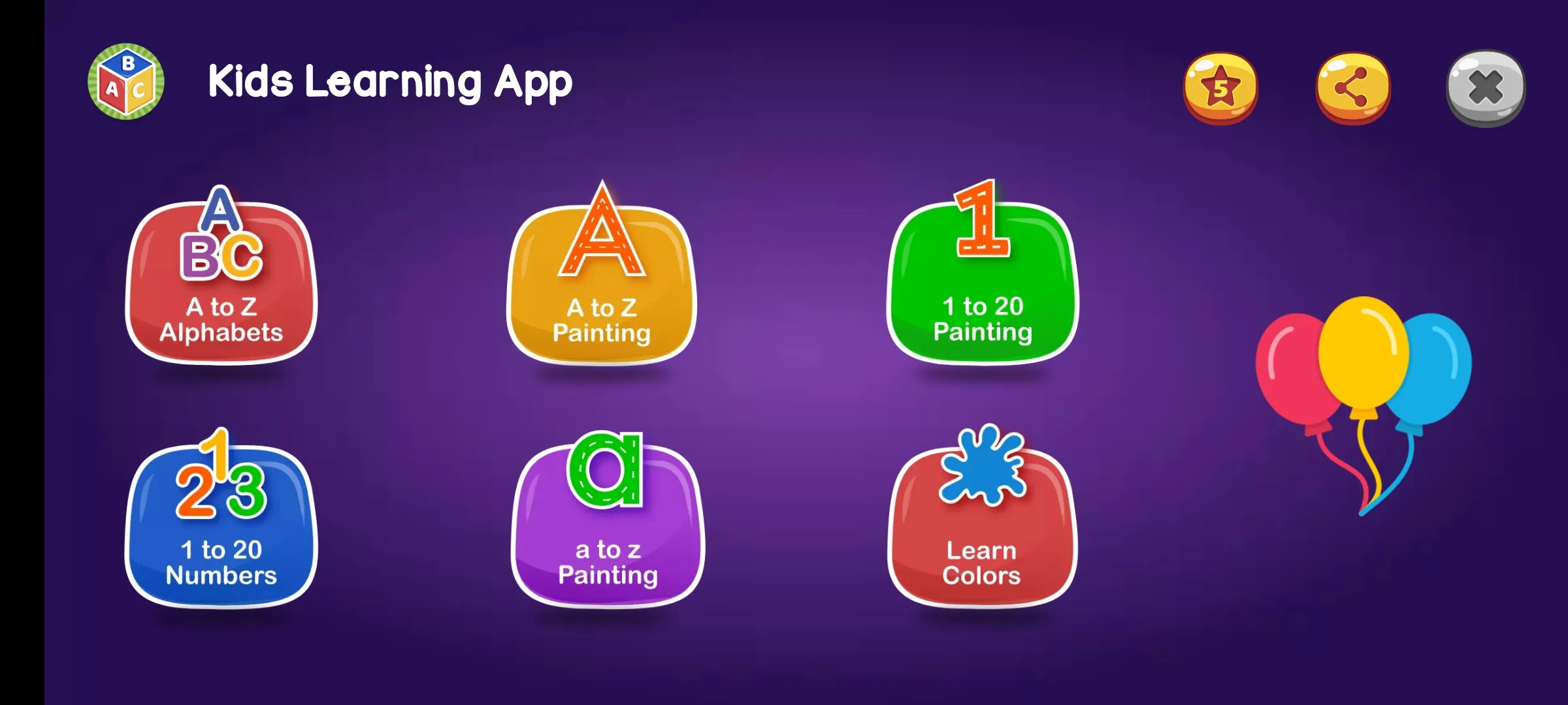 Kids Learning app | Indus Appstore | Screenshot